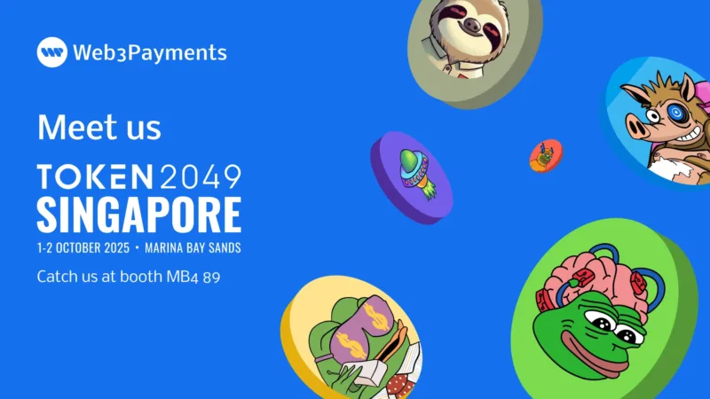 Web3Payments Heads to TOKEN2049 Singapore as a Silver Sponsor